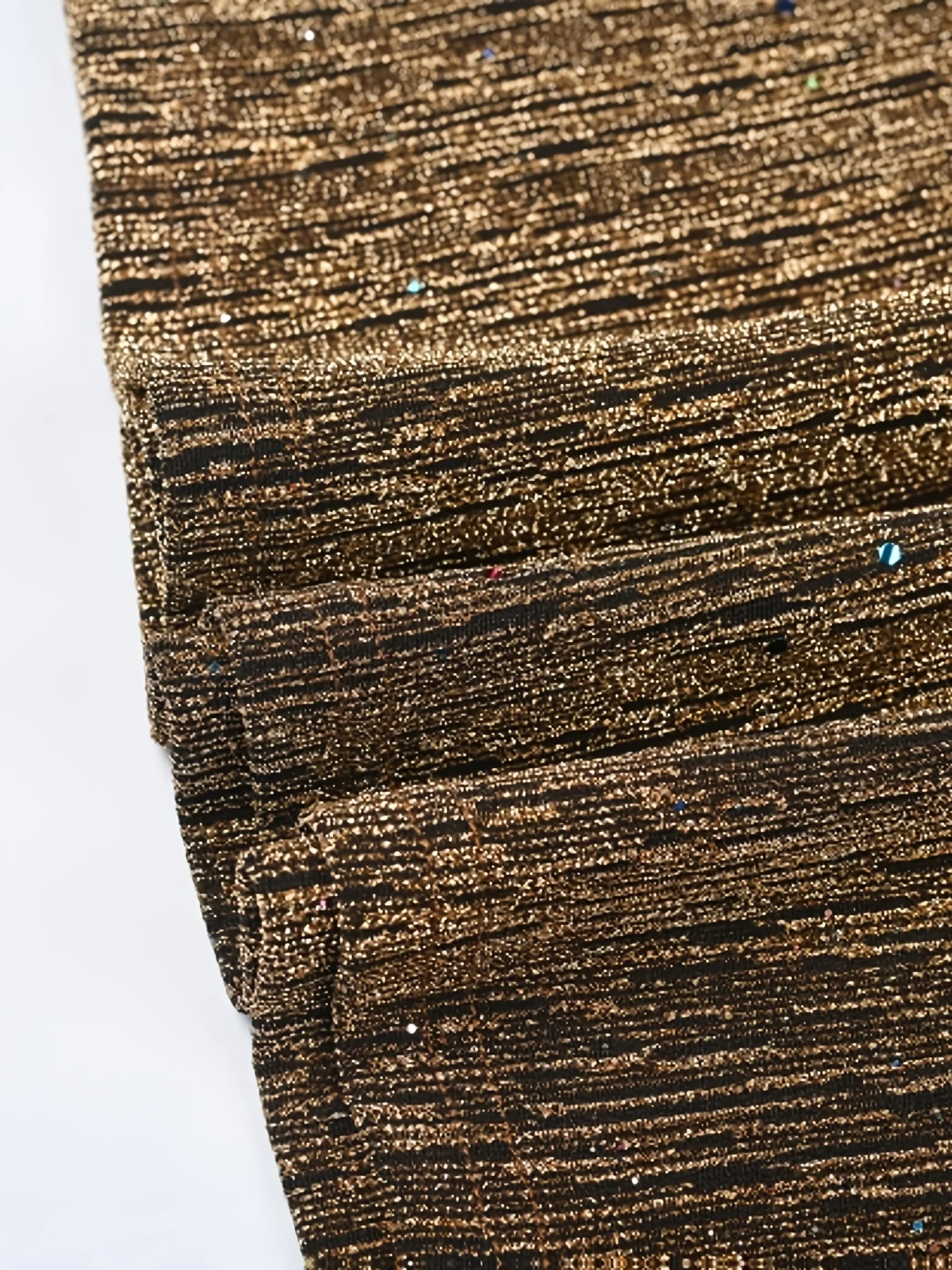 Damen-Freizeitkleid, elegant, einfarbig, mit elastischem Bund, halb langer Rock, modisch und bequem, Damenbekleidung. – Detail 7