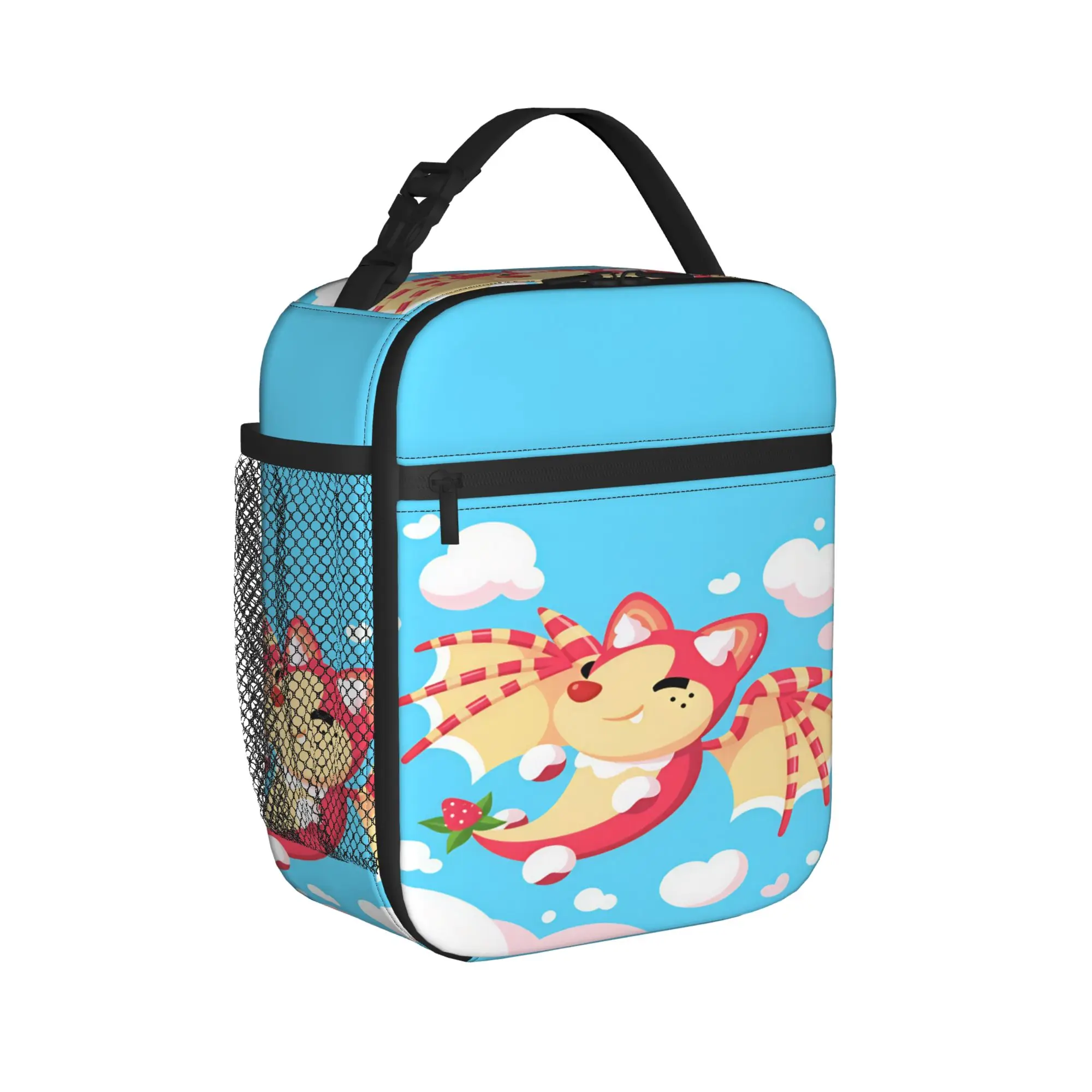Game A-Adopt M-Me Lunch Bag  Picnic Lunch Box For Child Aesthetic Graphic Thermal Lunch Bags Oxford Portable Cooler Bag