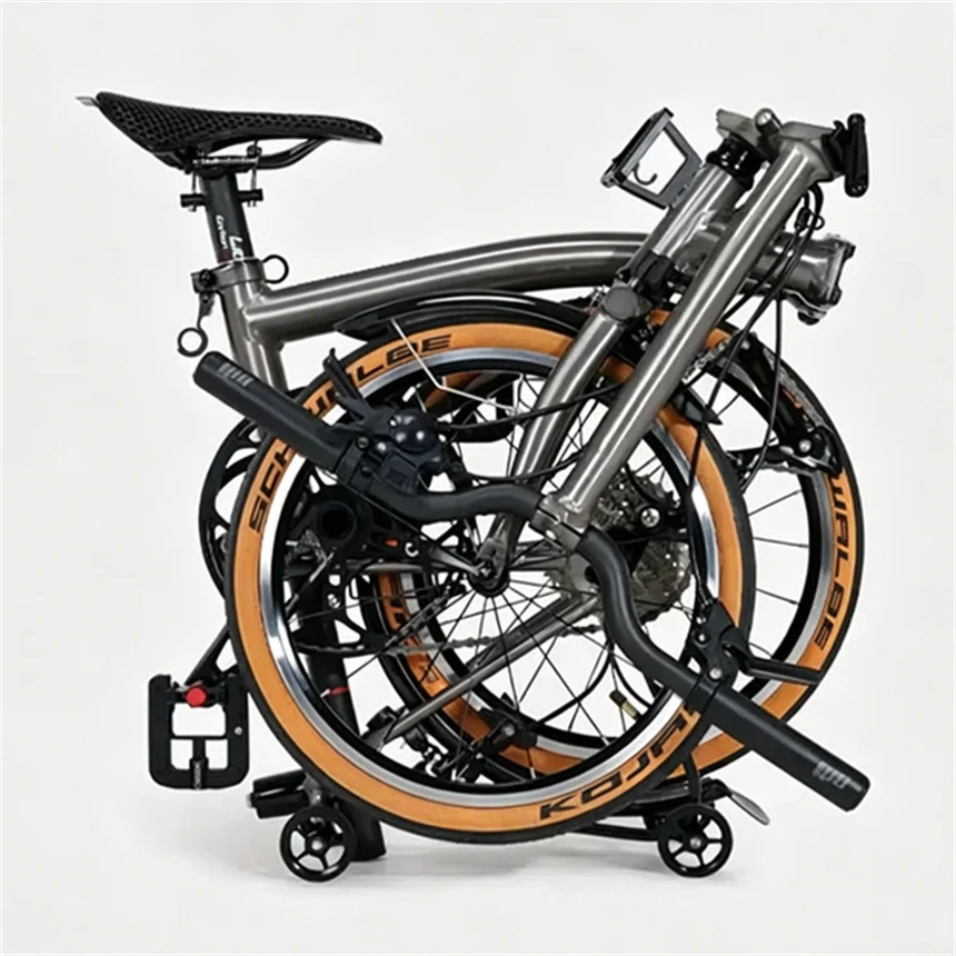S9 Aluminum Alloy Frame 16 Inch 9 Speed Tri-fold Bicycle S /Y BAR Light Weight Foldable Bicycle Mini Folding Bike - view 5