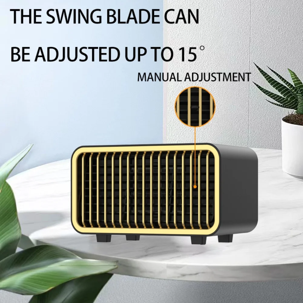 سخان مساحة PTC بورسلين 900 وات مع ميزات أمان وتشغيل هادئ وتصميم مدمج للمكاتب والمساحات الصغيرة وغرف النوم #6