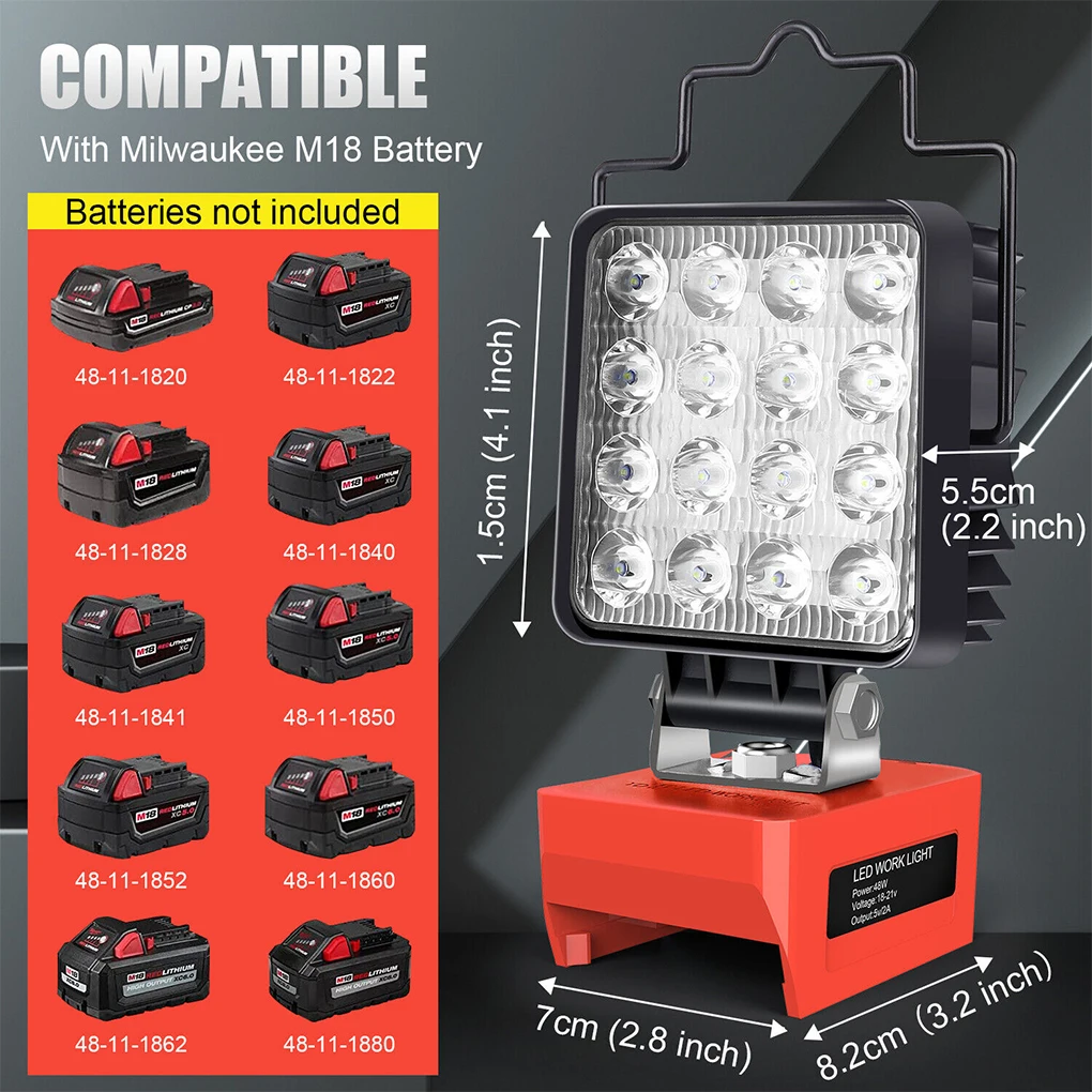 Usb Led Spotlight Voor Auto Batterij Aangedreven En Draagbaar Voor On Go Engineering Led Werktoorts Flexibel