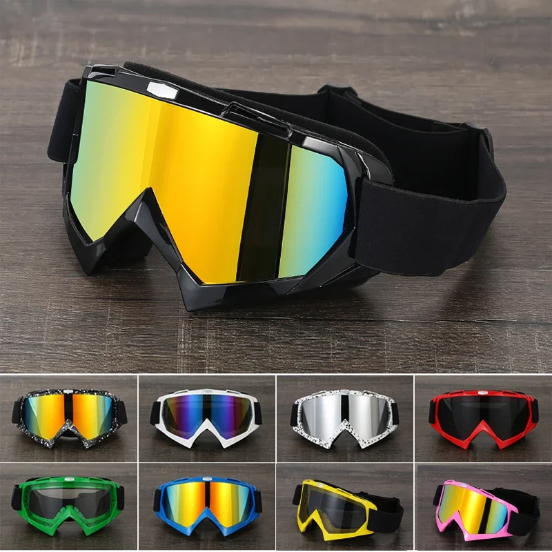 

New Motocross Cycling Goggles Adult Bike Eyes Glasses ATV Ski Windproof Helmet Googles Off-road for Kawasaki Oculos Gafas