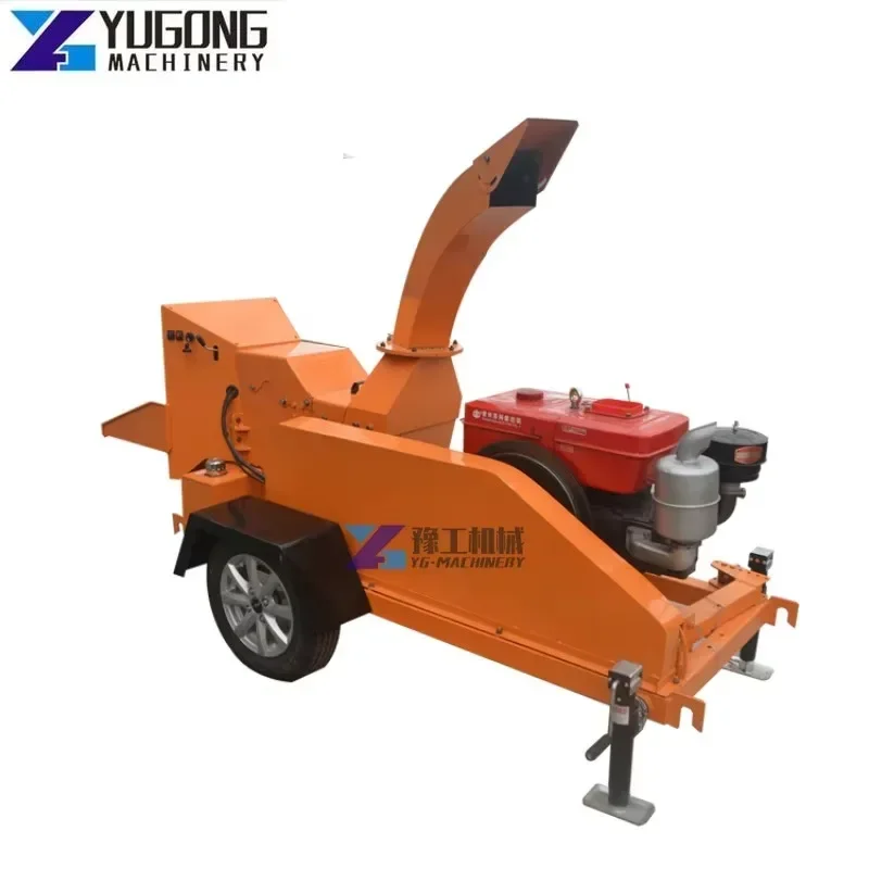 Tolcat Atv Garden Branch Crusher Electric Hot Selling Engine Pto Wood Shredder Chipper Machines Diesel for Sale