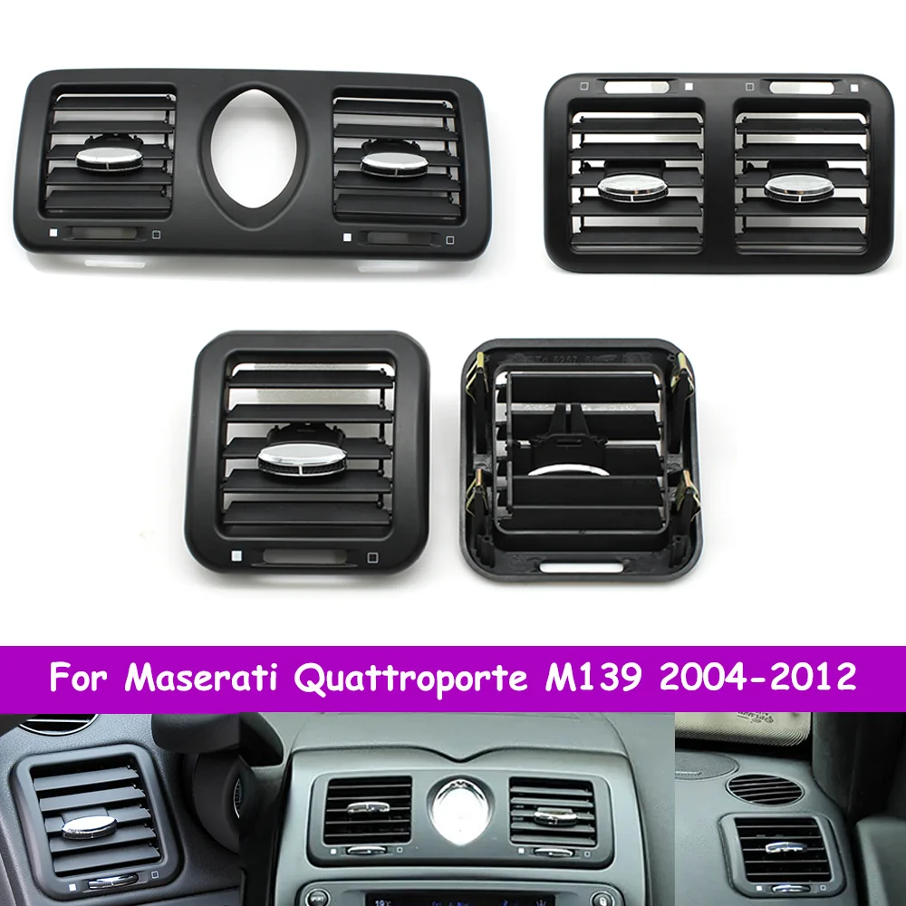 

M139 Car Interior Front Rear Center Dashboard Left Right AC Vent Air Vent Panel Cover For Maserati Quattroporte 2004-2012