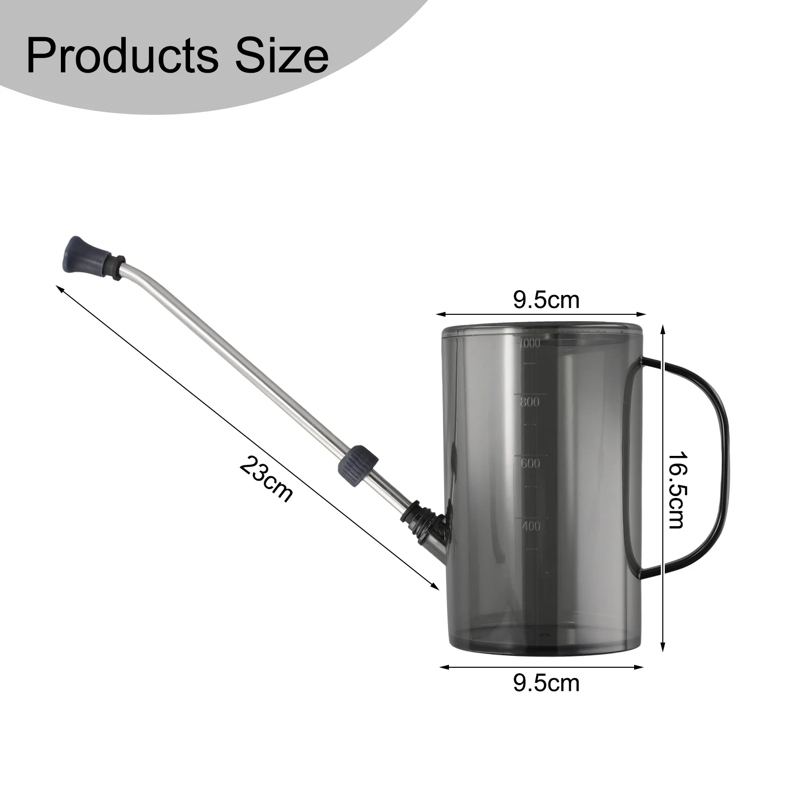 Detachable Spray Head Indoor House Plants Watering Can Comfortable Handle Design Disassembled High Quality Metal