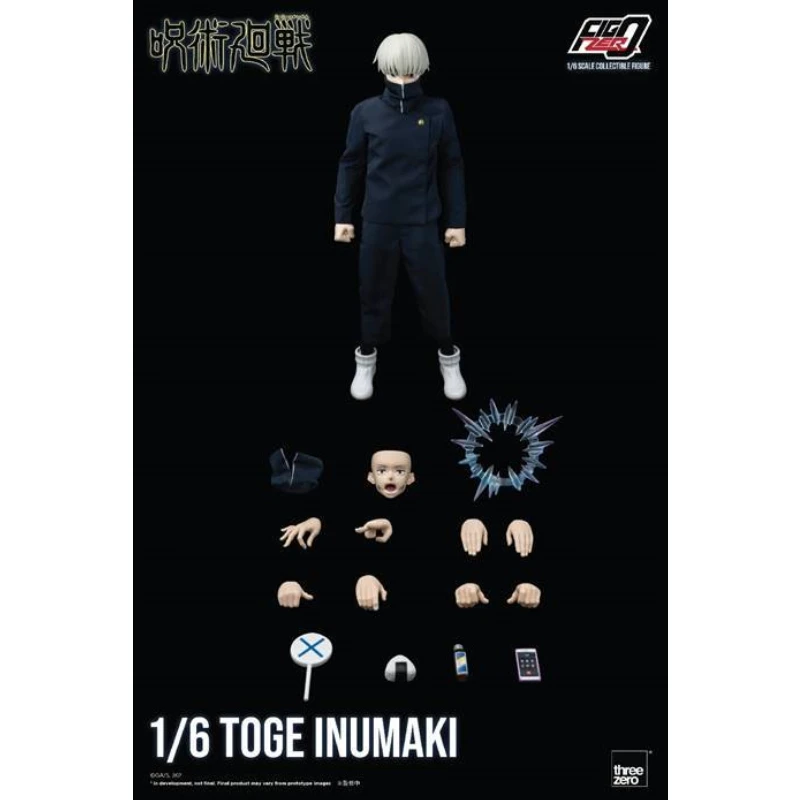 

В наличии Threezero FIGZERO juютсу Kaisen Toge Inumaki 1/6 аниме экшн-Фигурки игрушки модели коллекционер