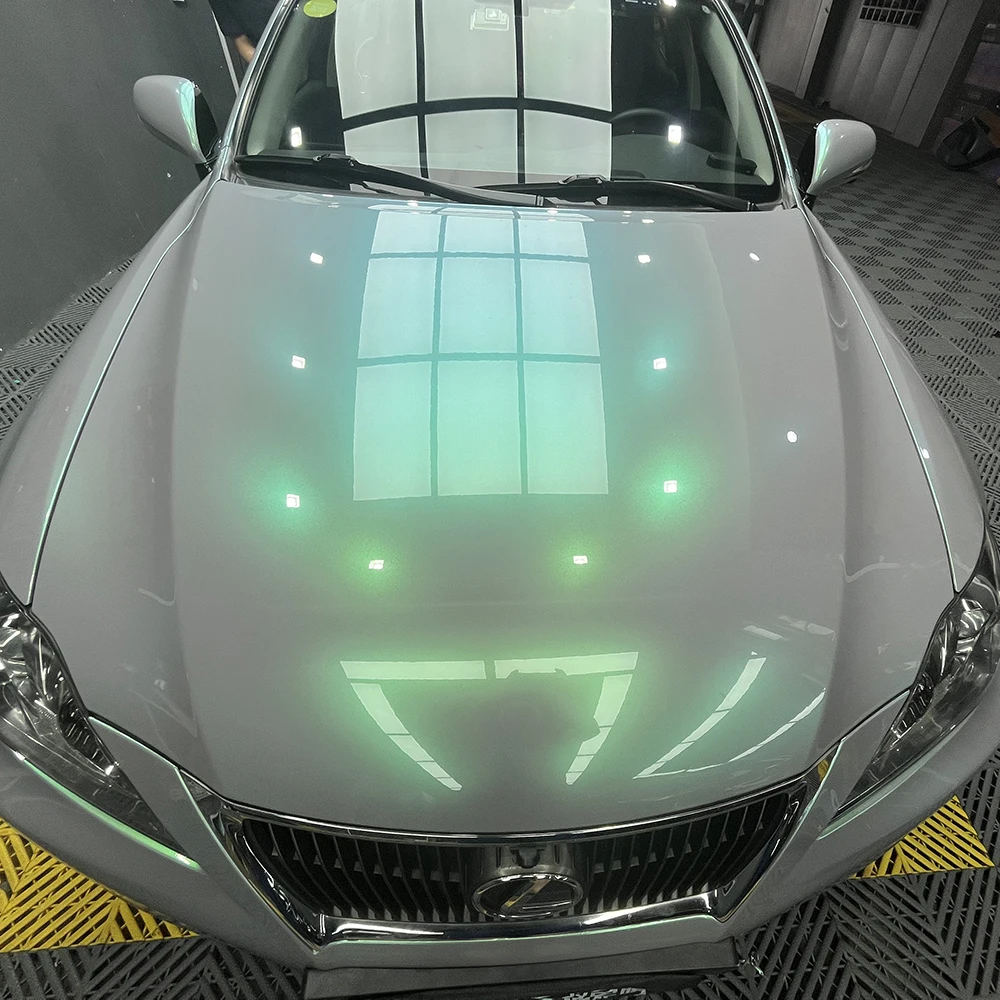 

Wrapmaster 7.5mil Thickness Anti Scratch PPF TPU Twin Color Candy Grey Green Auto Paint Protection TPU-D3028