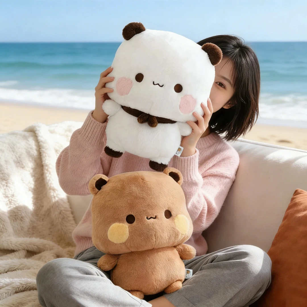 

In Stock Yier And Bubu Plush Doll Soft Pillow 35cm Anime Toy Trendy Doll Ornament Decoration Girl Birthday Gift