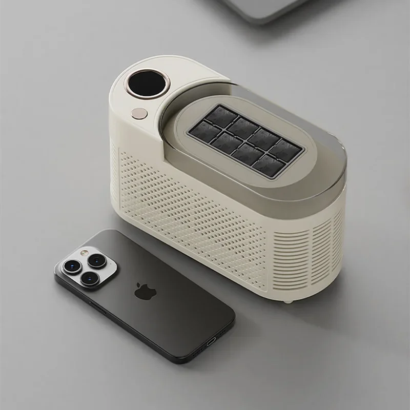 لـ Tragbarer Mini-Eisbereiter فور دن أسترانغ، كومباكت Eisspendermaschine In Aprikose Und Violetter Farbe، Perfect Fur Pi