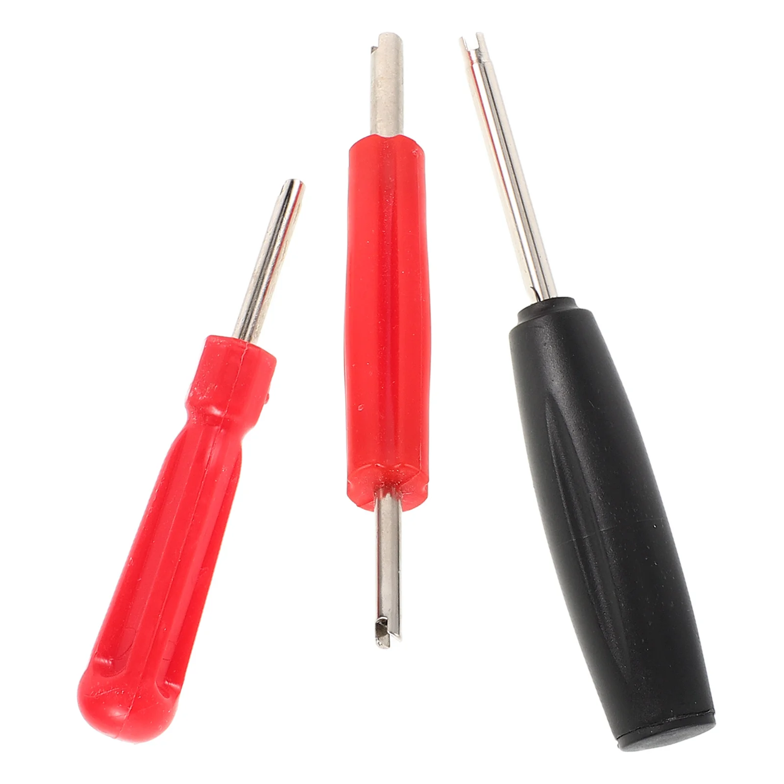 

3Pcs Automotive Valve Core Removal Tool Dual Head Torque Wrench Tire Valve Stem Extractor Air Conditioning Tire