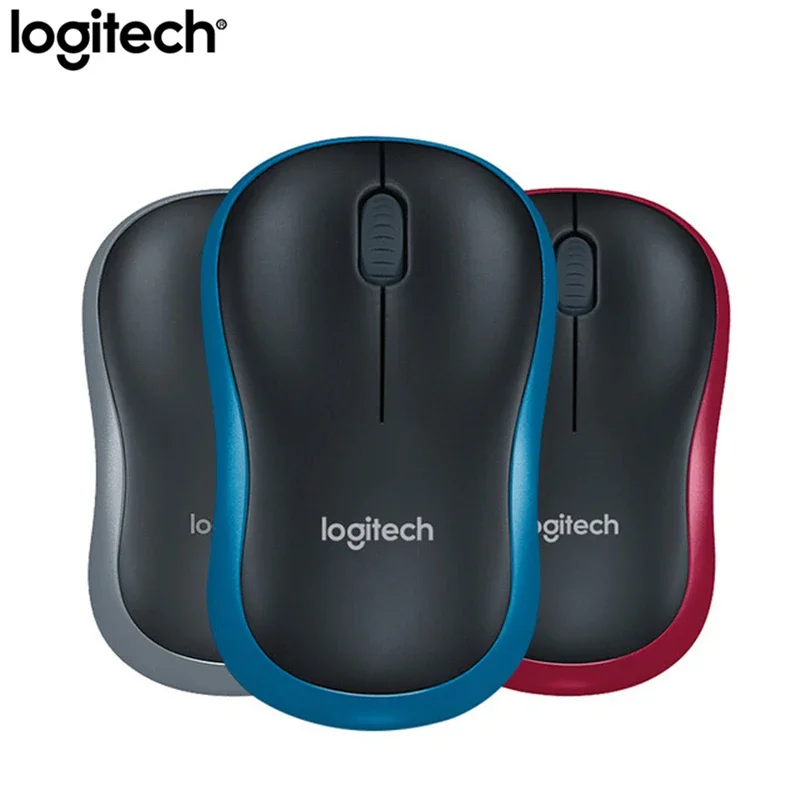 мышь logitech m185 оптическая беспроводная usb серый