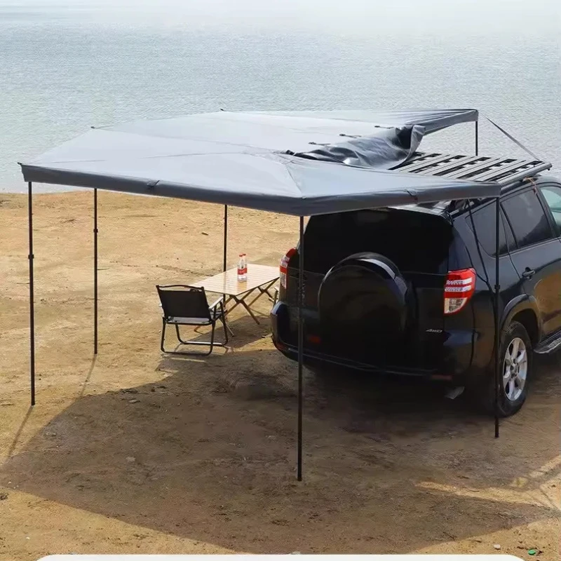 

Hot Selling 270 Degree Cotton Sunshade Dry Quickly Side RV Tent Trailer Stand Awning Caravan Shower High Quality