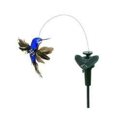 Tańczące trzepoczące motyle zasilane energią słoneczną 360°° Obrotowy odstraszacz ptaków Auto Flying Hummingbird Outdoor Home Decor