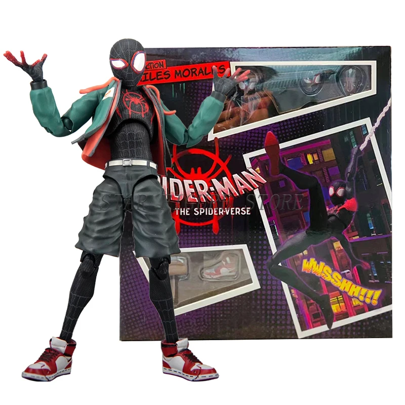 sentinel-sv-action-miles-morales-action-figure-spiderman-model-marvel-spider-man-into-the-spider-verse-peter-parker-figurine-toy