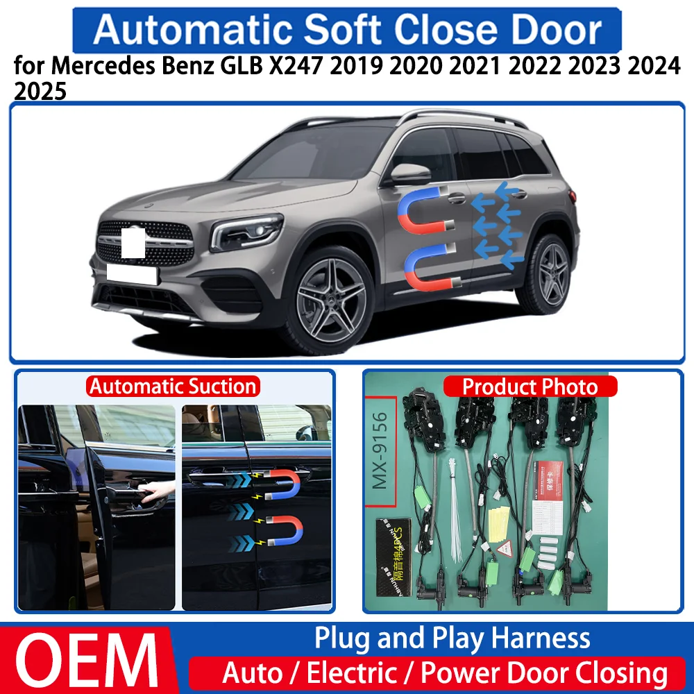 لمرسيدس بنز GLB X247 2019 2020 2021 2022 2023 2024 2025 سيارة أوتوماتيكية لينة إغلاق الباب شفط كهربائي إغلاق الطاقة التلقائي #1