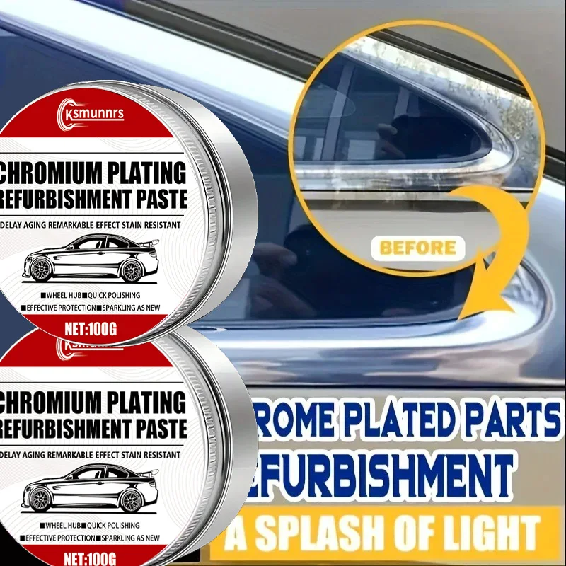 

Крем для восстановления хрома - средство для легкого удаления потускнений с дверных ручек, окон и вывесок