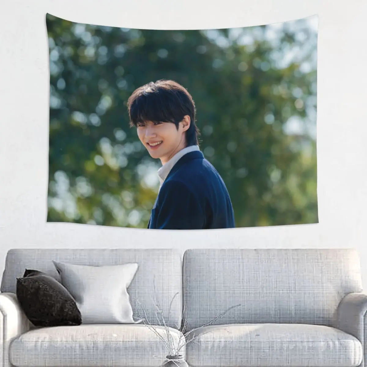 변우석 Byeon Woo-seok Magazine Cover Korean TV Perfect Crown Drama Stills Background Hanging Cloth Home Wall Decor Art Tapestry