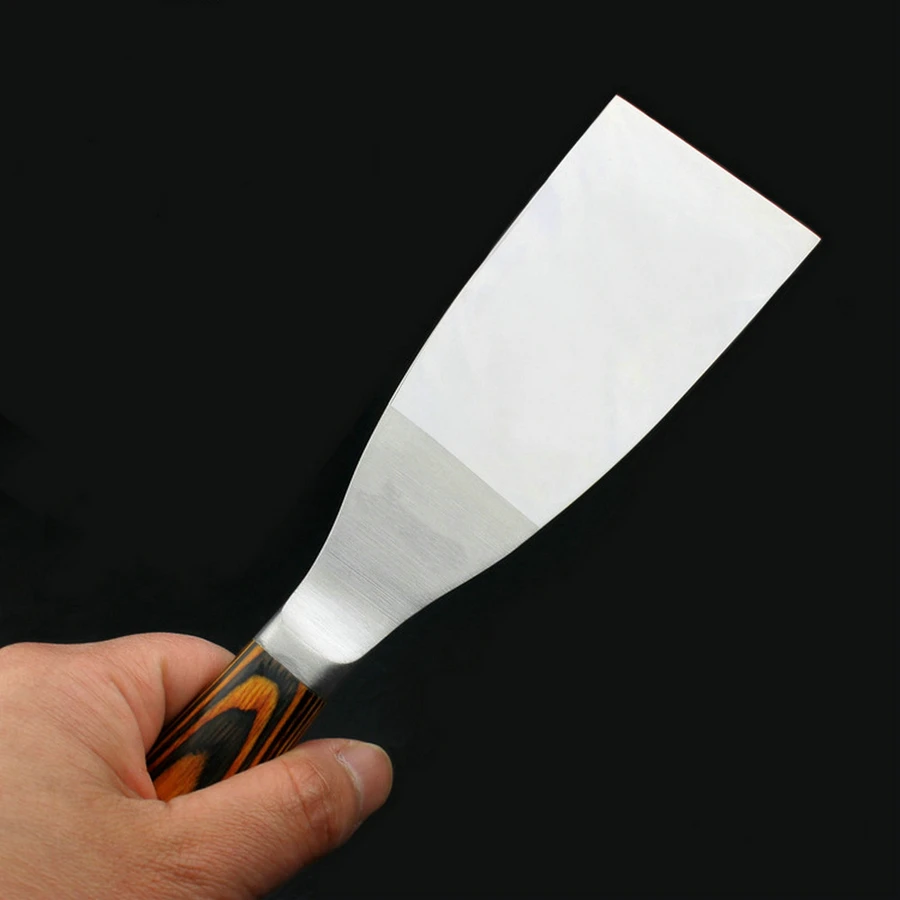 1Set Or 1Piece Stainless Steel Putty Knife For Scraping Putty Glazing Compound And Glue From Walls And Furniture Surfaces
