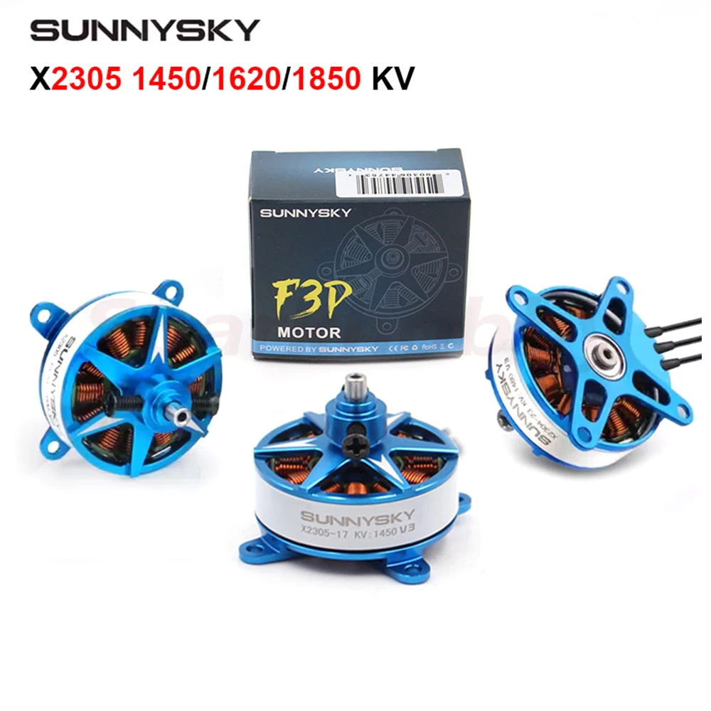 SUNNYSKY X2305 1450KV 1620KV 1850KV Brushless Motor 2~3S Lipo 15-20A ESC For GWS9050/GWS8043 Prop RC F3P 3D fixed-wing aircraft