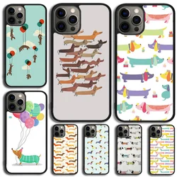 Cartoon Dachshund Sausage Dog Phone Case For Samsung Galaxy S10 S22 S23 S24 Note 10 20 Lite S20 Plus S21 Ultra Back Cover