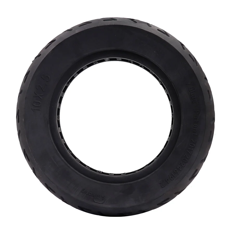 10x2.50 Solid Tire 10 Inch Electric Scooter Explosion-Proof Tubeless Tire for Kugoo M4 for Dualtron Speedway Quick 3 ZERO 10X