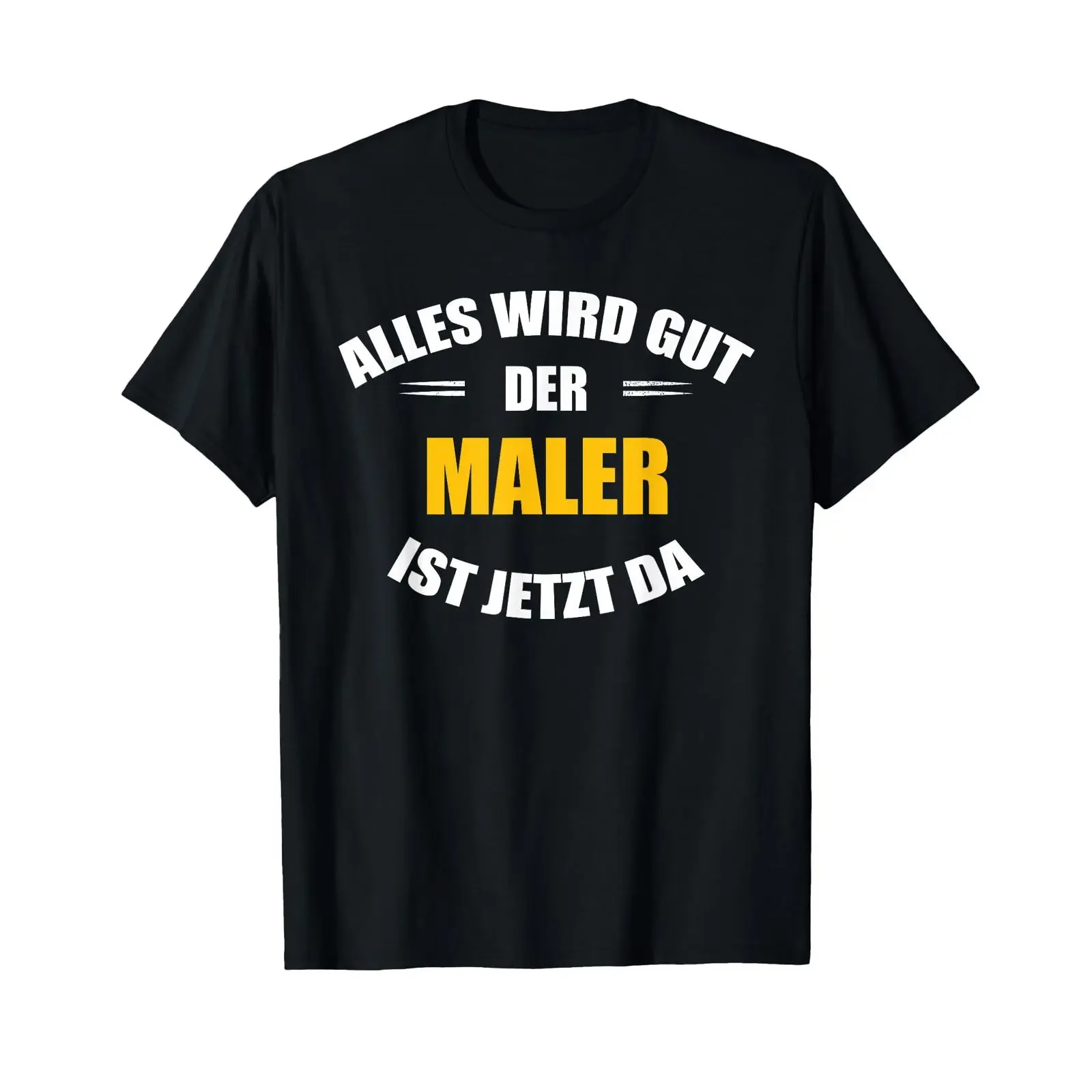 Everything will be alright the painter is here now T shirt vintage Washed graphic Comfortable Stretched homme Stylish Unisex