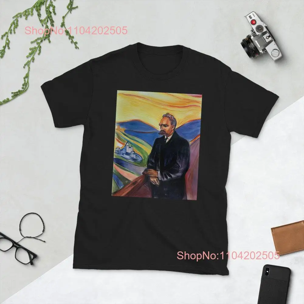 Nietzsche Painting T Shirt long or short sleeves