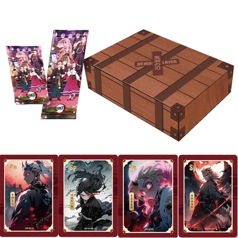 

Anime Demon Slayer Card Kamado Tanjirou Kamado Nezuko Hashibira Inosuke Rare Figure Game Collectible Card Toy Holiday Gift