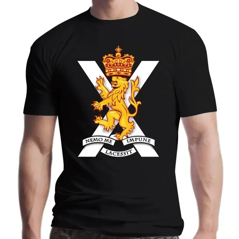 2023 New Royal Regiment of Scotland T-shirt British Army Inspired Embroidered Tee Top  Hot Sale Camisa