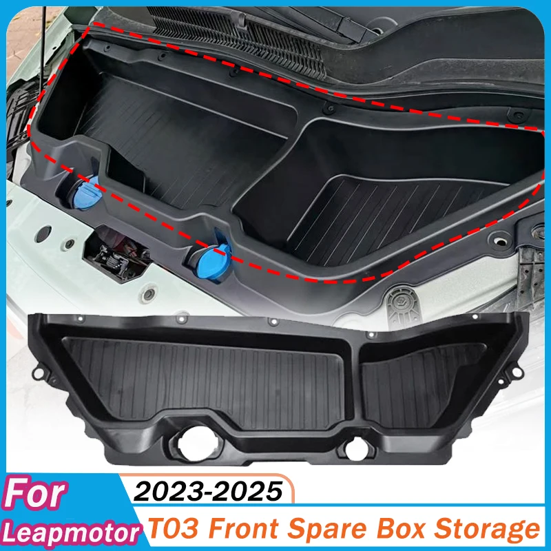 

Водонепроницаемый органайзер для салона автомобиля Leapmotor T03 2023-2025 из ABS-пластика, передний багажный отсек, аксессуары, автозапчасти, элементы обвеса