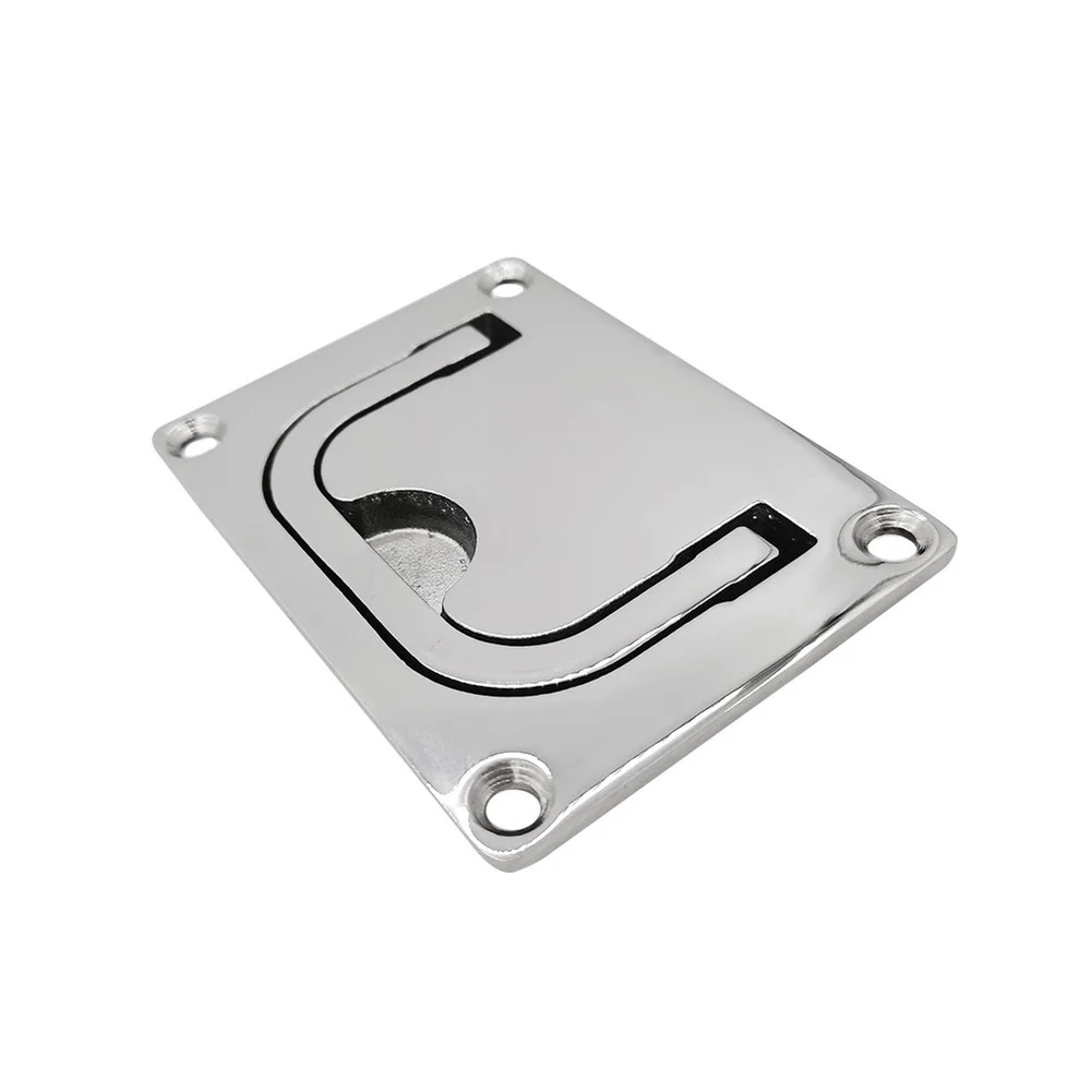 /316 /Stainless /Steel Concealed Floor Pull Ring 95x70mm Recessed Handle For Yacht Deck Cabin Boat Marine Hardware Accessories