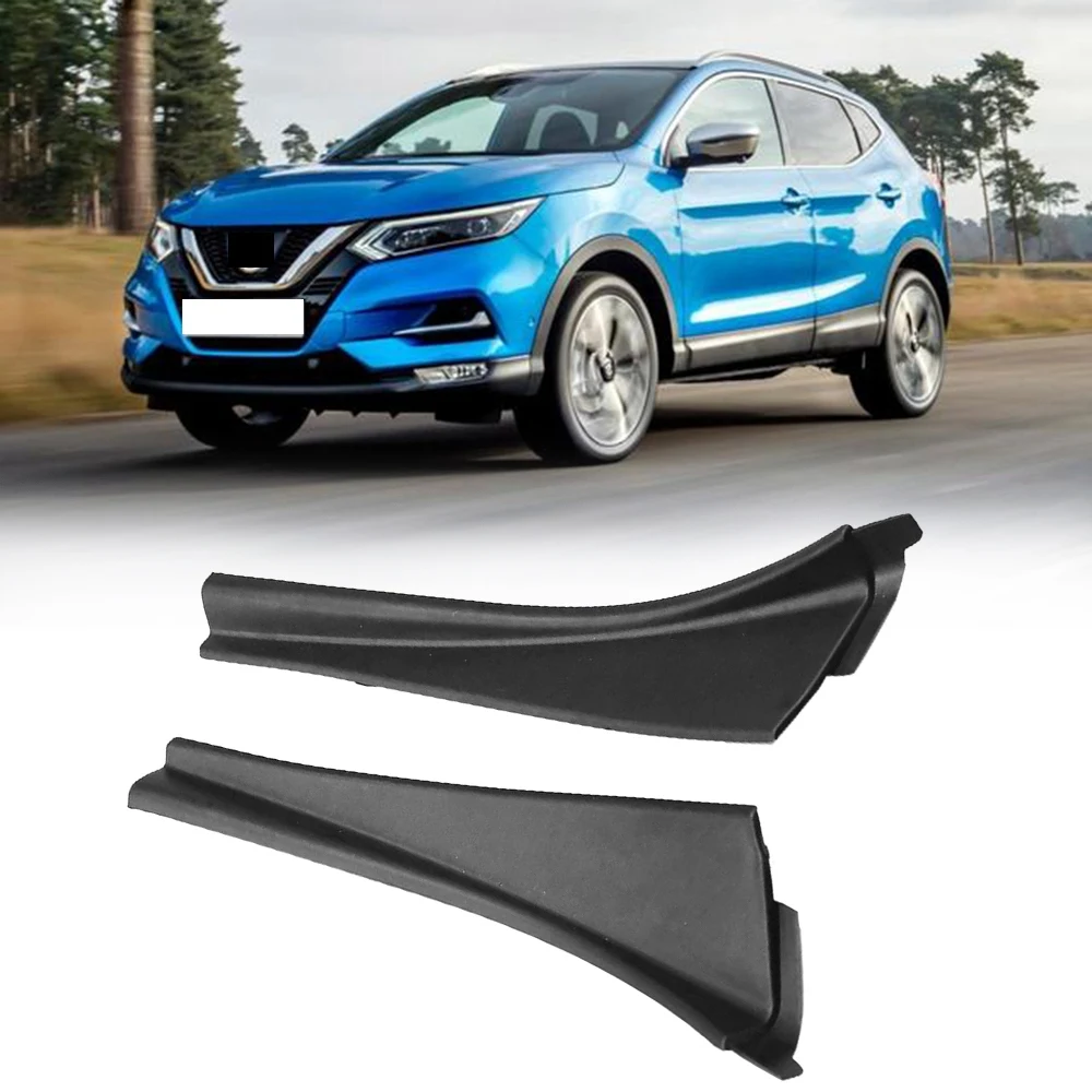 Couvercle de Garniture Latérale d'Essuie-Glace Avant de Voiture, Déflecteur d'Eau, Plaque de Capot, Convient à la Nissan Qashqai J10 2008-2015