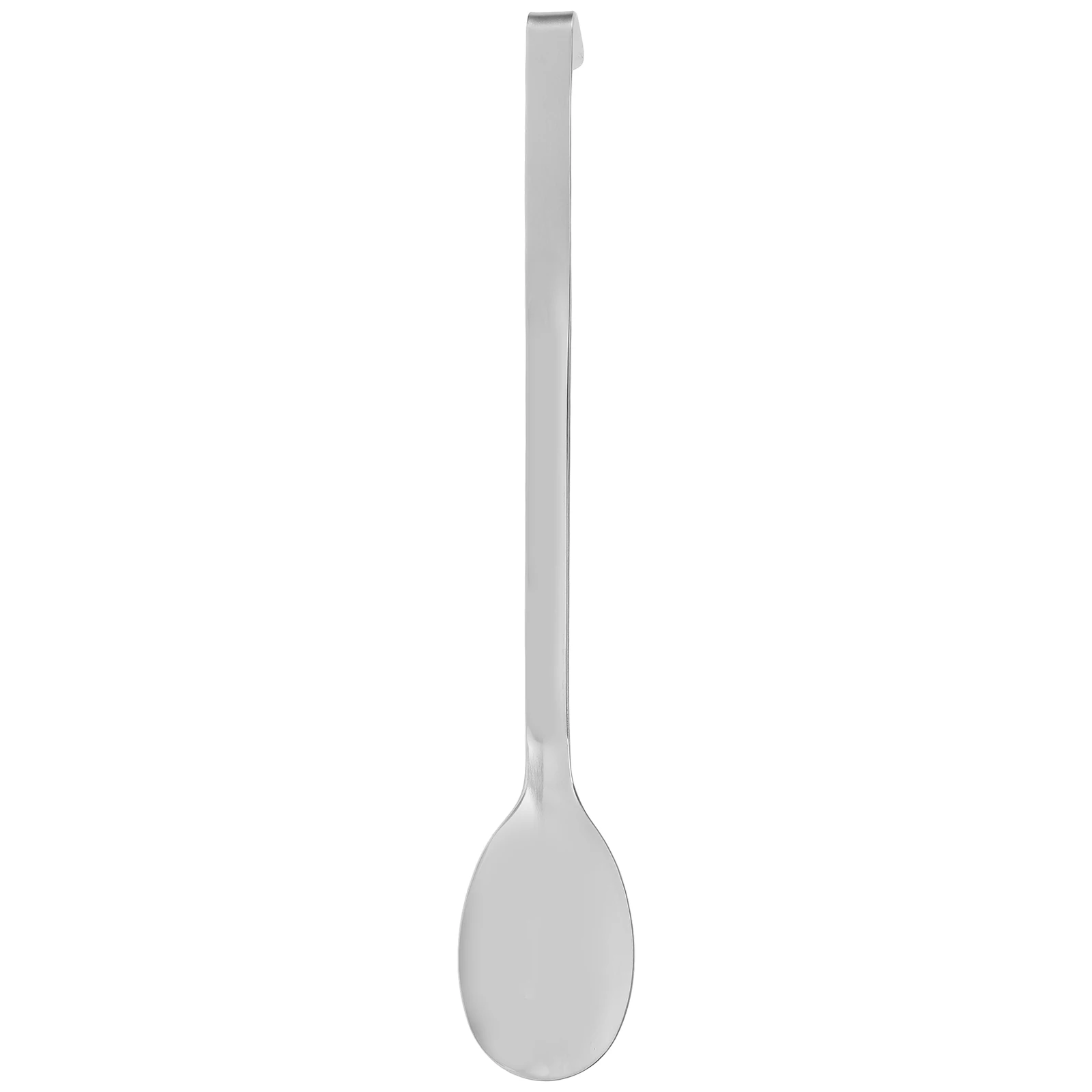

1pcs Stainless Steel Serving Spoon With Hook Ergonomic Design For Hot Cold Foods Commercial Kitchen Large Multi-Functional