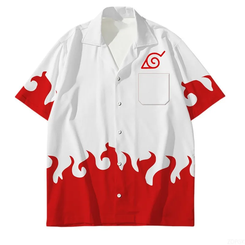 2025 Cross Border New Ninja 3D Printed Summer Men's Short Sleeved Shirt for Foreign Trade image 4