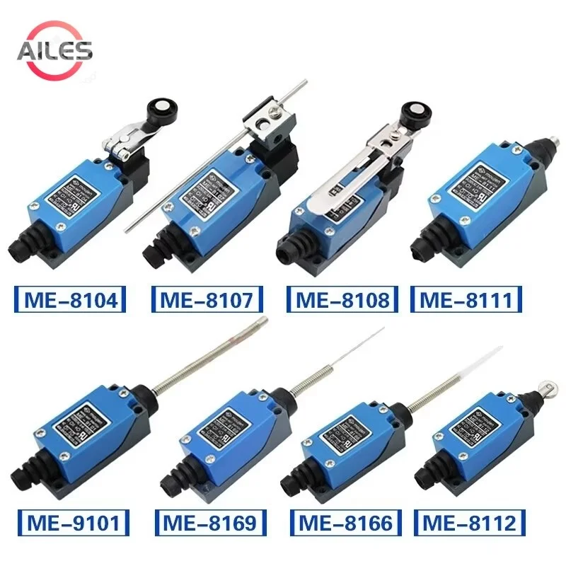 

ME Sery Limit Switch Rotary Adjustable Roller Mini Micro Switches TZ-8108 AC250V 5A 1NO NC 8108 8104 8111 8112 8122 8166 9101