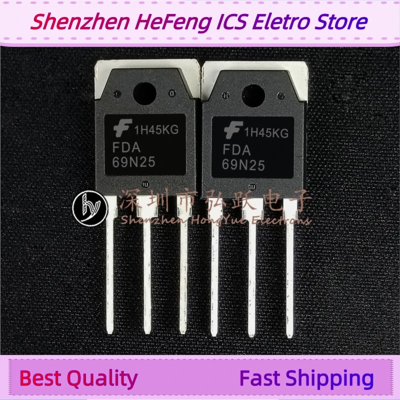 10PCS -20PCS FDA69N25 TO-3P  250V 69A    Fast Shipping Quality Guarantee