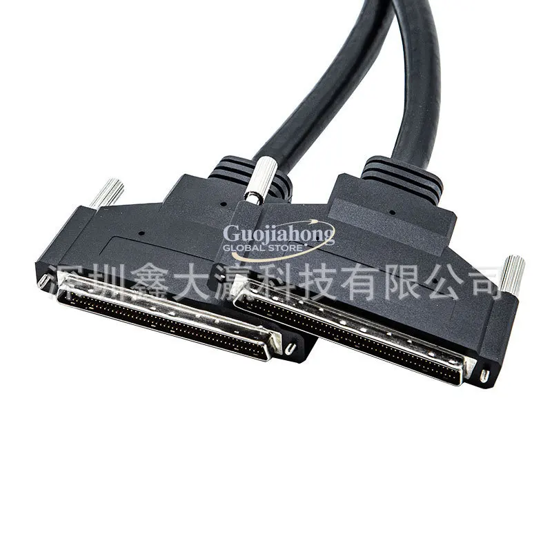 

Кабель SCSI HPDB100, штекер-штекер, высокоплотный, hpdb100P, для передачи данных, черный, в пластиковом корпусе