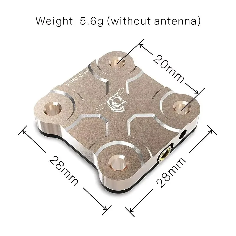 ia SpeedyBee TX800 VTX 5,8G 48-kanałowy tryb PitMode 25 мВт/200 мВт/400 мВт/800 мВт, выход передатчика дальнего действия, поддержка батуса для