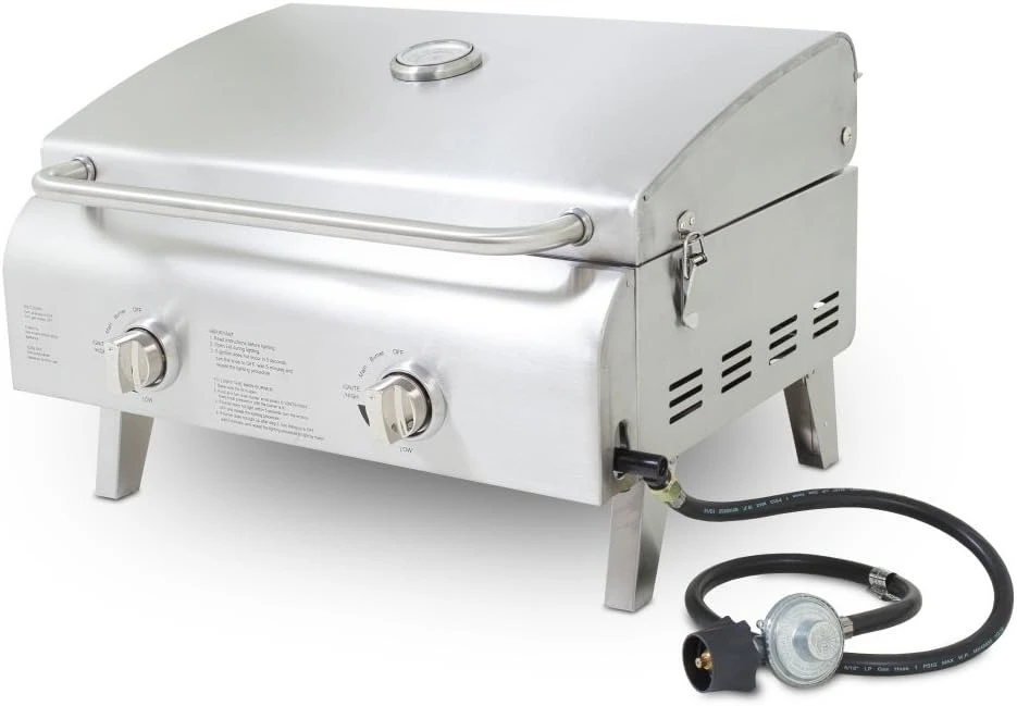 

Портативный гриль Grills 75275 из нержавеющей стали с двумя конфорками
