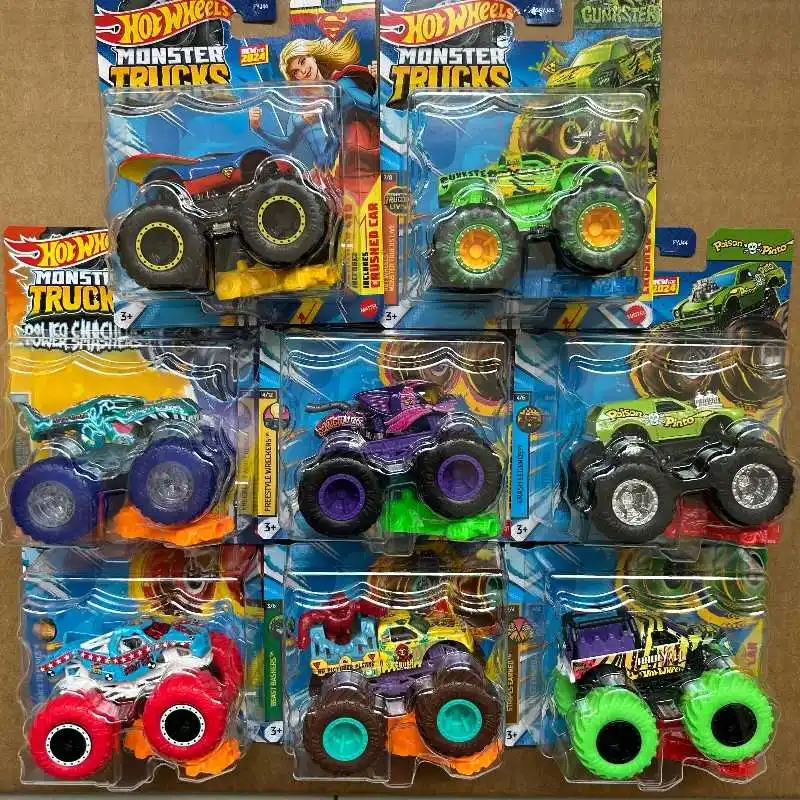 

Authentic Hot Wheel Monster Wild Bigfoot Series Muscle Off Road Vehicle Boy Model Toy Bigfoot Tiger Shark Fyj44 Model Gifts