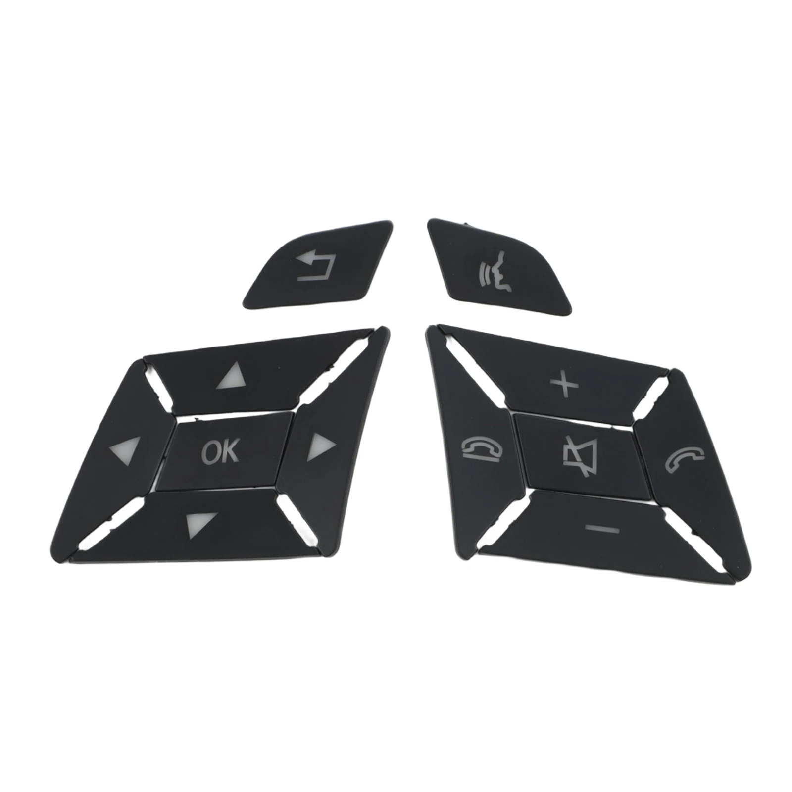 

Car Button Covers Steering Wheel Buttons Cover Automotive Interior Styling Luxury Upgrade For Vehicles For Mercede A B C