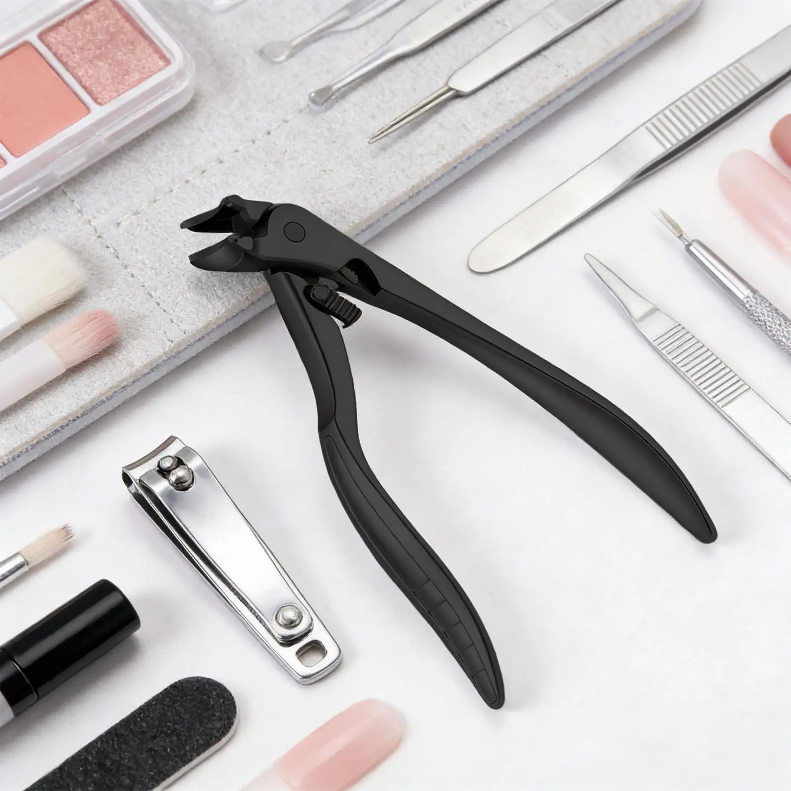 

Кусачки для ногтей с изогнутой головкой, маникюрные ножницы с широким раскрытием для вросших ногтей, для мужчин, женщин, пожилых людей, для дома, путешествий, ванной комнаты, на каждый день