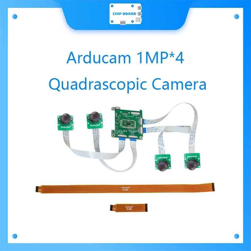 

Arducam 1MP*4 Quadrascopic Camera Bundle Kit for Raspberry Pi, Nvidia Jetson Nano/Xavier NX