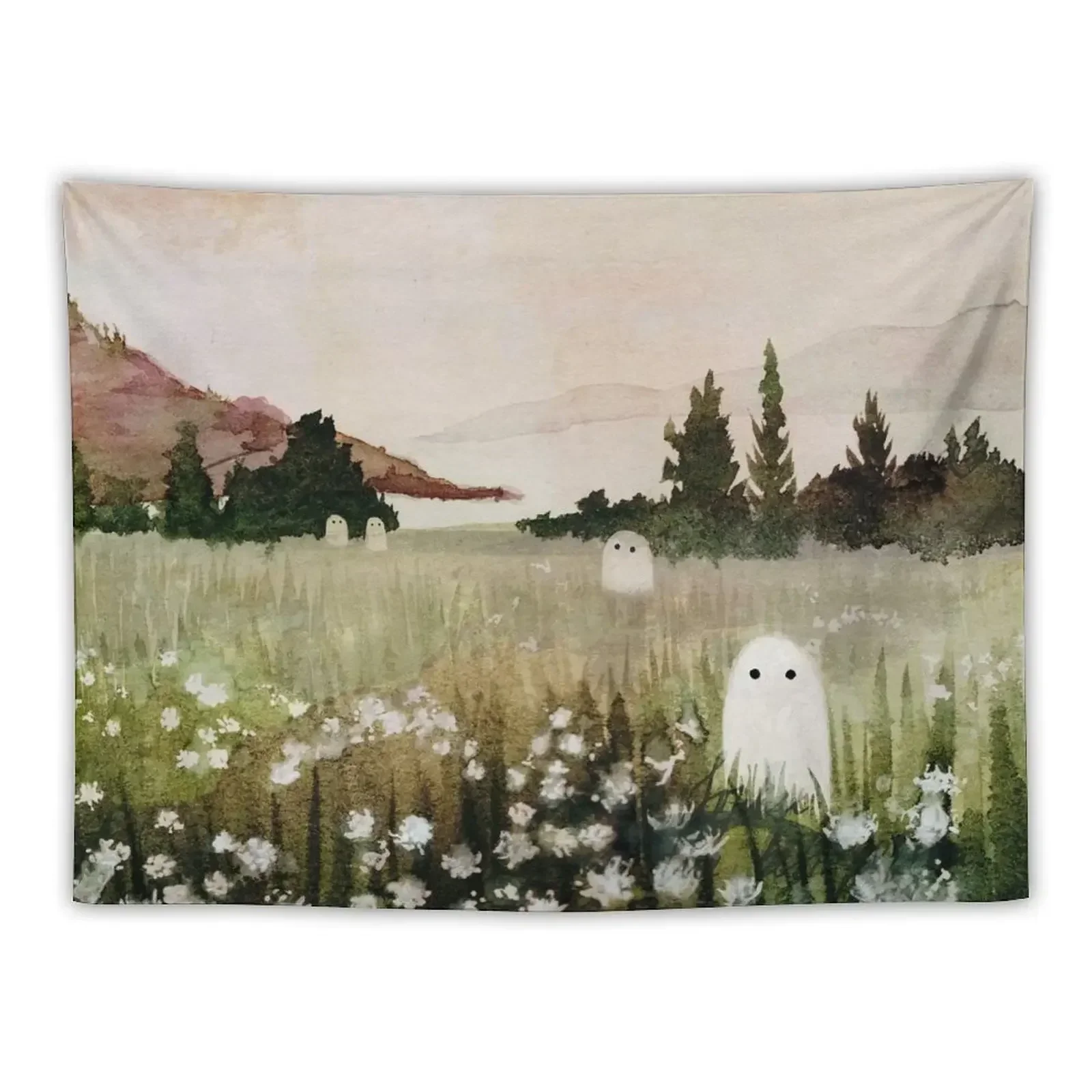 Calm Evening Tapestry Decoration Pictures Room Wall Kawaii Room Decor Korean Room Decor Tapestry