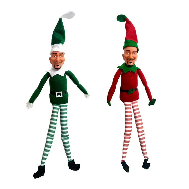 

Christmas Elf noop Dogg Snoop on a Stoop Doll Christmas Tree Decoration Desktop Bookshelf Ornament Elf Decoration New Year Gift