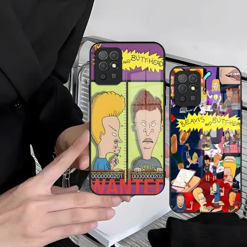 Beavis And Butthead Phone Case FOR Xiaomi Redmi Note11 Pro Plus 11s 11T 10 Ultra 11X Lite 12 POCO X3NFC F3 M4 Glass