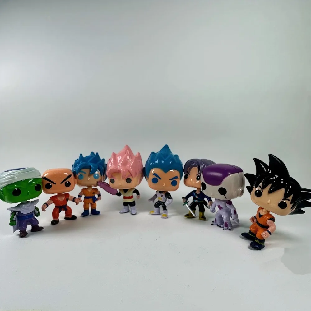 8 Styles Dragon Ball Funko POP Figures Goku Black Rose Piccolo Trunks Collectible Anime Desktop Decor Gift - view 5