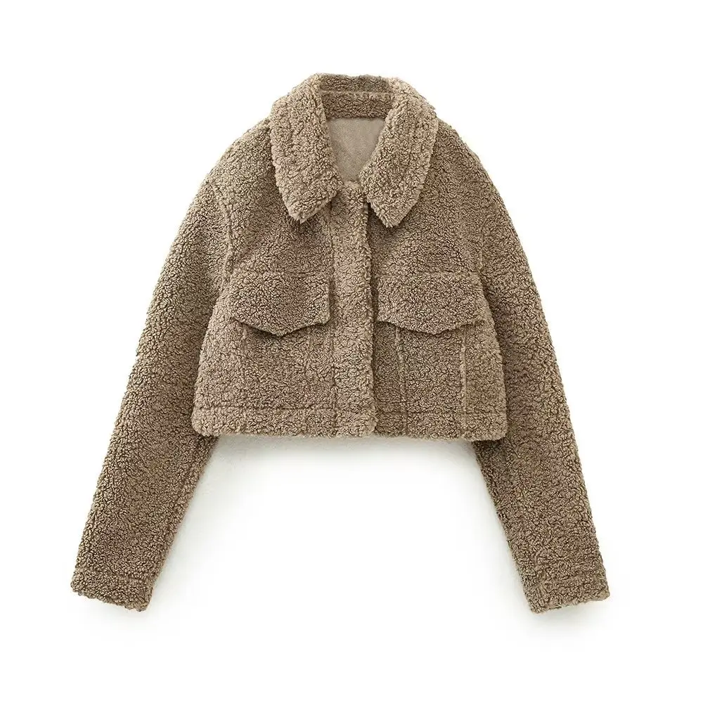 

Lamb Wool Jacket Woman Fabric Home Comfort Domestic Relaxation Household Ease Residential Pleasant Interior Agreeable Indoor Ins