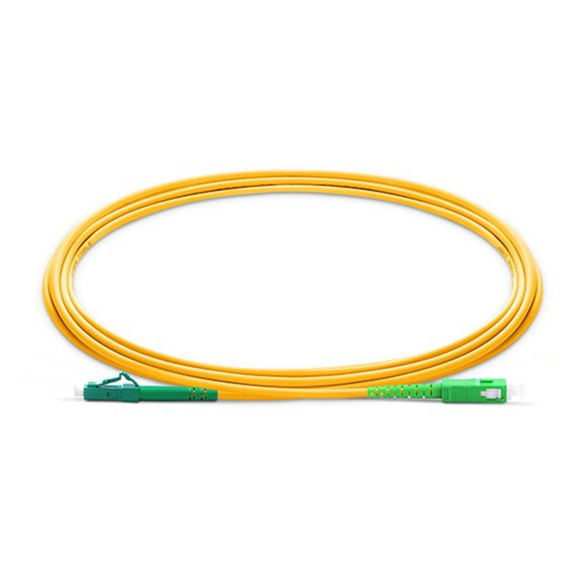 10PCS high quality SC-LC APC single mode Simplex Fiber Optic Patch Cord SC-LC FTTH Fiber jumper Free Shipping