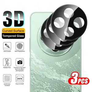 Bilashmart 3 3D Curved Camera Protective Glass Xiaomi Poco C75 4G PocoC75 Poko Poxo Pocco Little C 75 75C 2024 NFC HD 9H Lens Cover